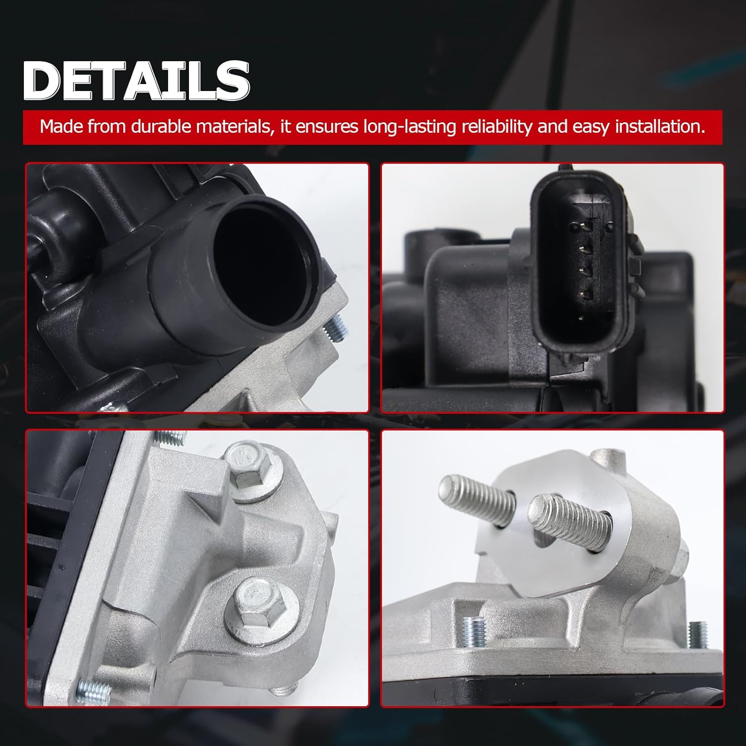 1ST 12639108 Secondary Air Injection Check Valve for General Motors, for Chevrolet Equinox Impala Malibu, for GMC Terrain, for Buick Lacrosse Regal 2011-2015 Replaces OE: 306-056