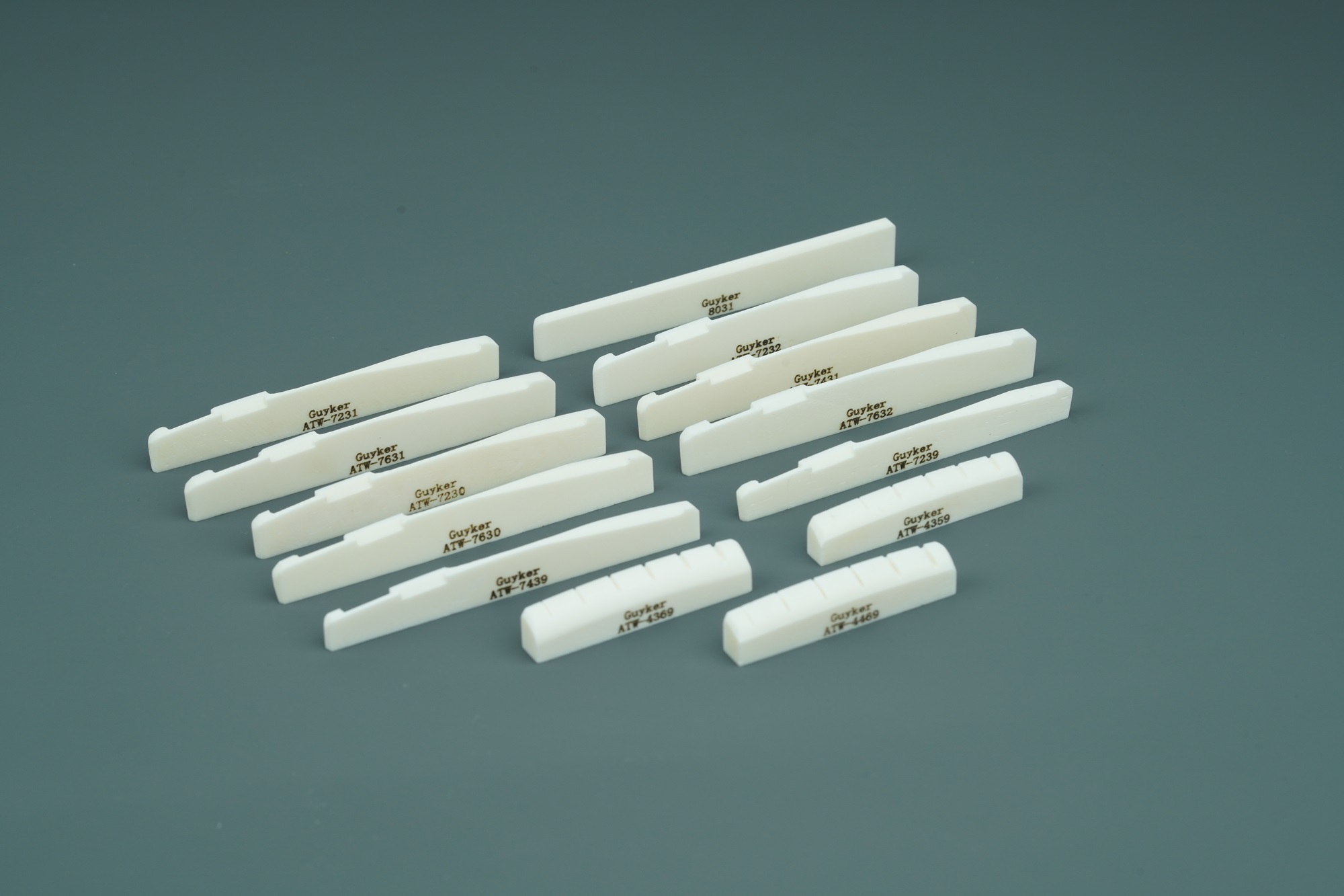 Amazon.com: Guyker Acoustic Guitar Bone Bridge Saddle 6 String