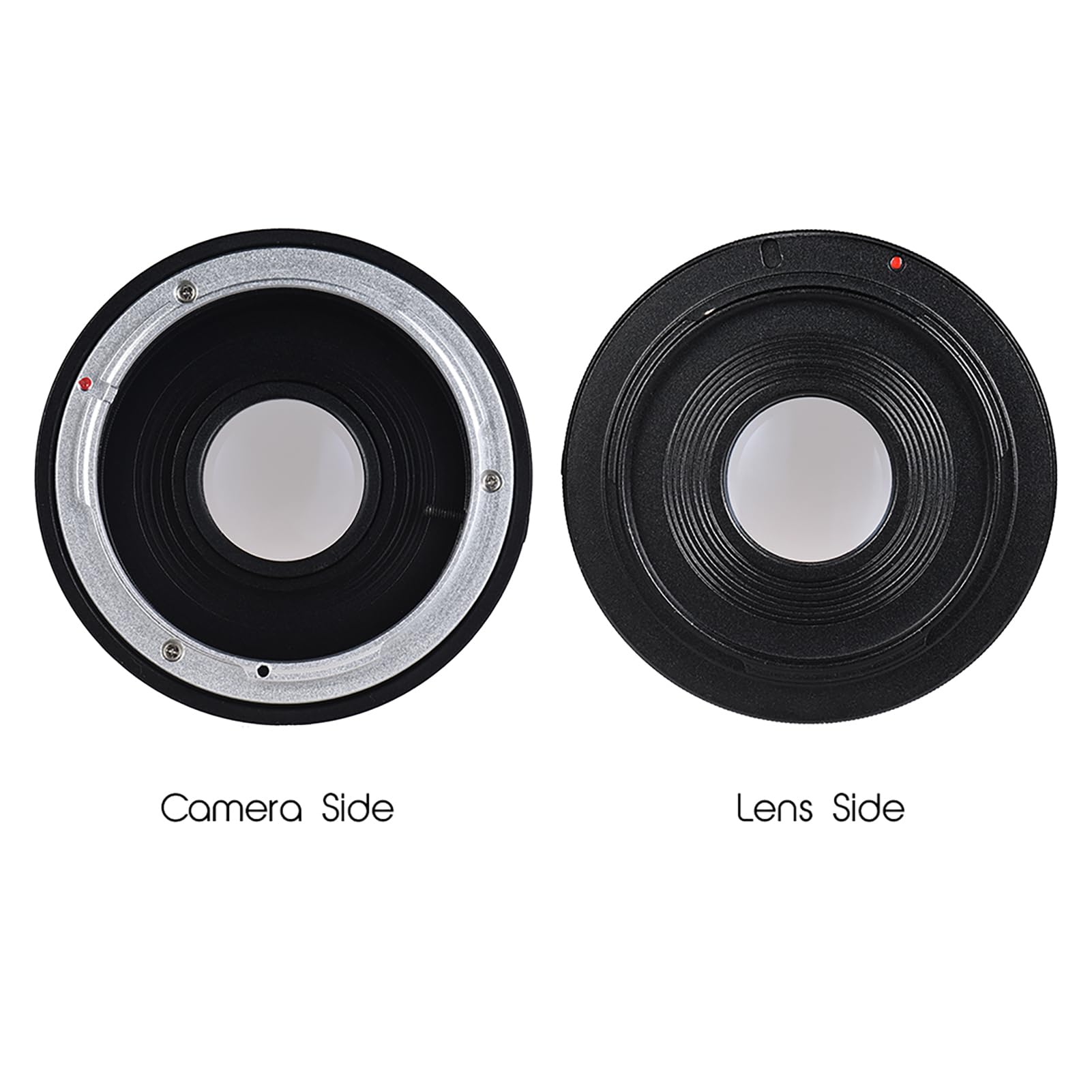 Adattatore FD a EF con elemento di vetro ottico Abilita Focus Infinity per le lenti FD FL su DSLR Mount della fotocamera compatibile con la telecamera compatibile con 5d 6d 7d