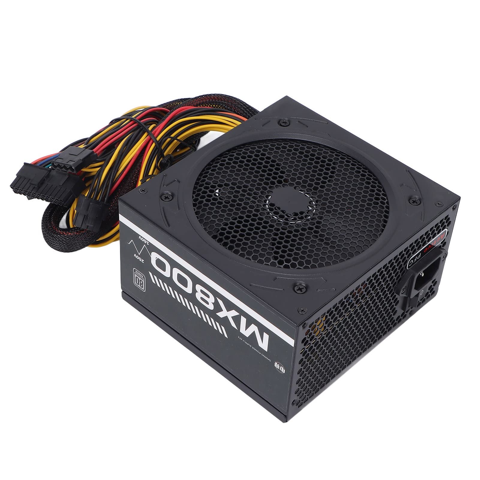 Wakects 600W Zasilacz ATX, Active PFC 230V