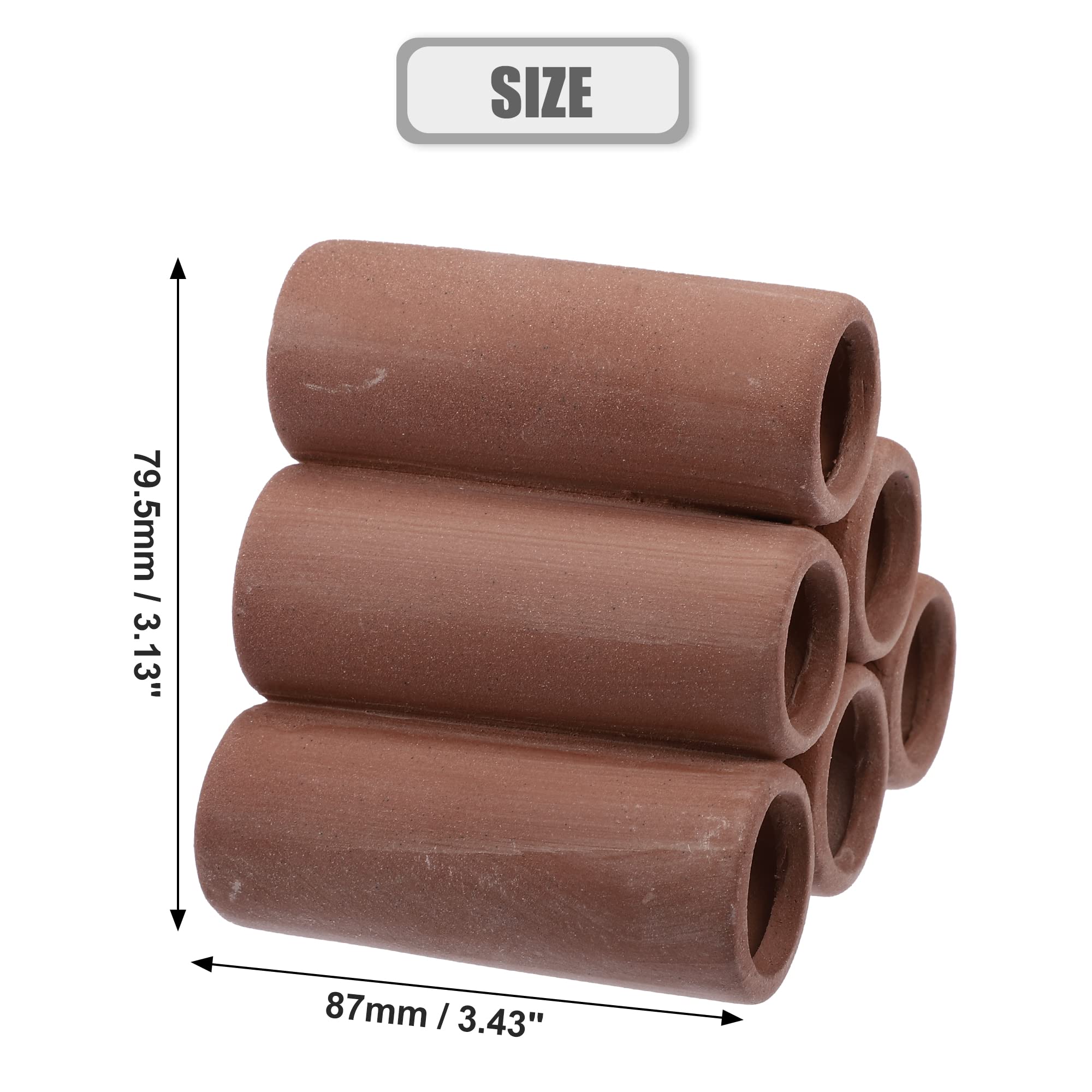 VOCOSTE Aquarium Hideaway Rock Cave, Red Brown, 3.43x3.13x2.83 Inches - Image 4
