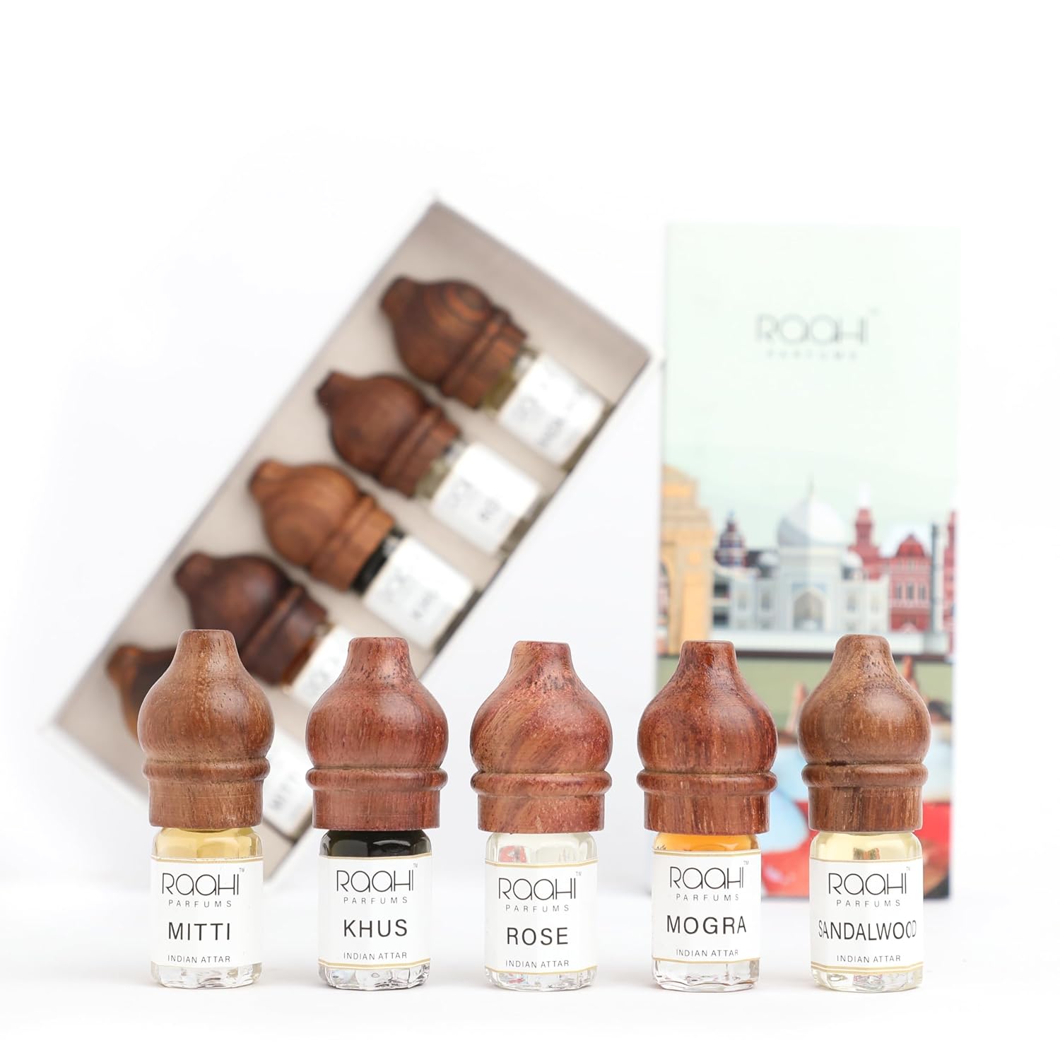 Raahi Parfums Traditional Indian Attar Set (Pack Of 5, 10ml) Made in Kannauj - Review, Price and Buying Guide