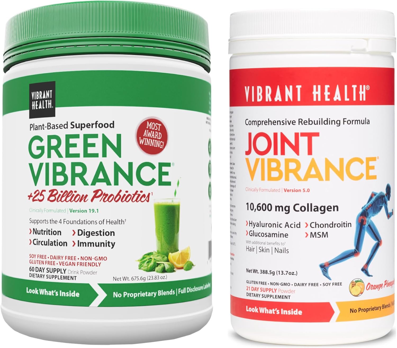 Vibrant Health, Green Vibrance (60 Servings) and Joint