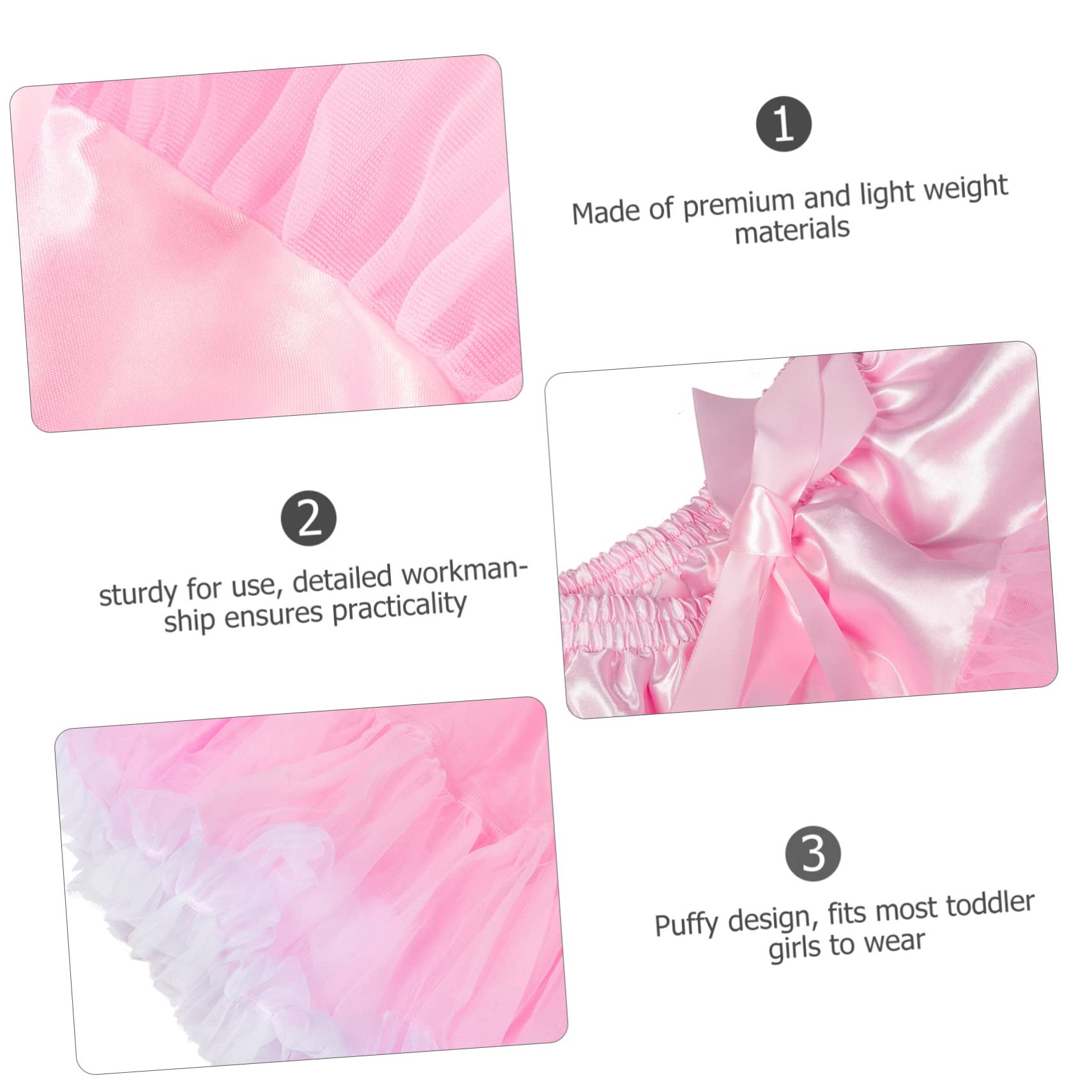 FOMIYES Falda Tutu para Niñas Pequeñas de Tul Falda sin Huesos Ligera para Disfraz Fiesta Fotografía y Cosplay y Fácil de Lavar para Bebés y Niñas