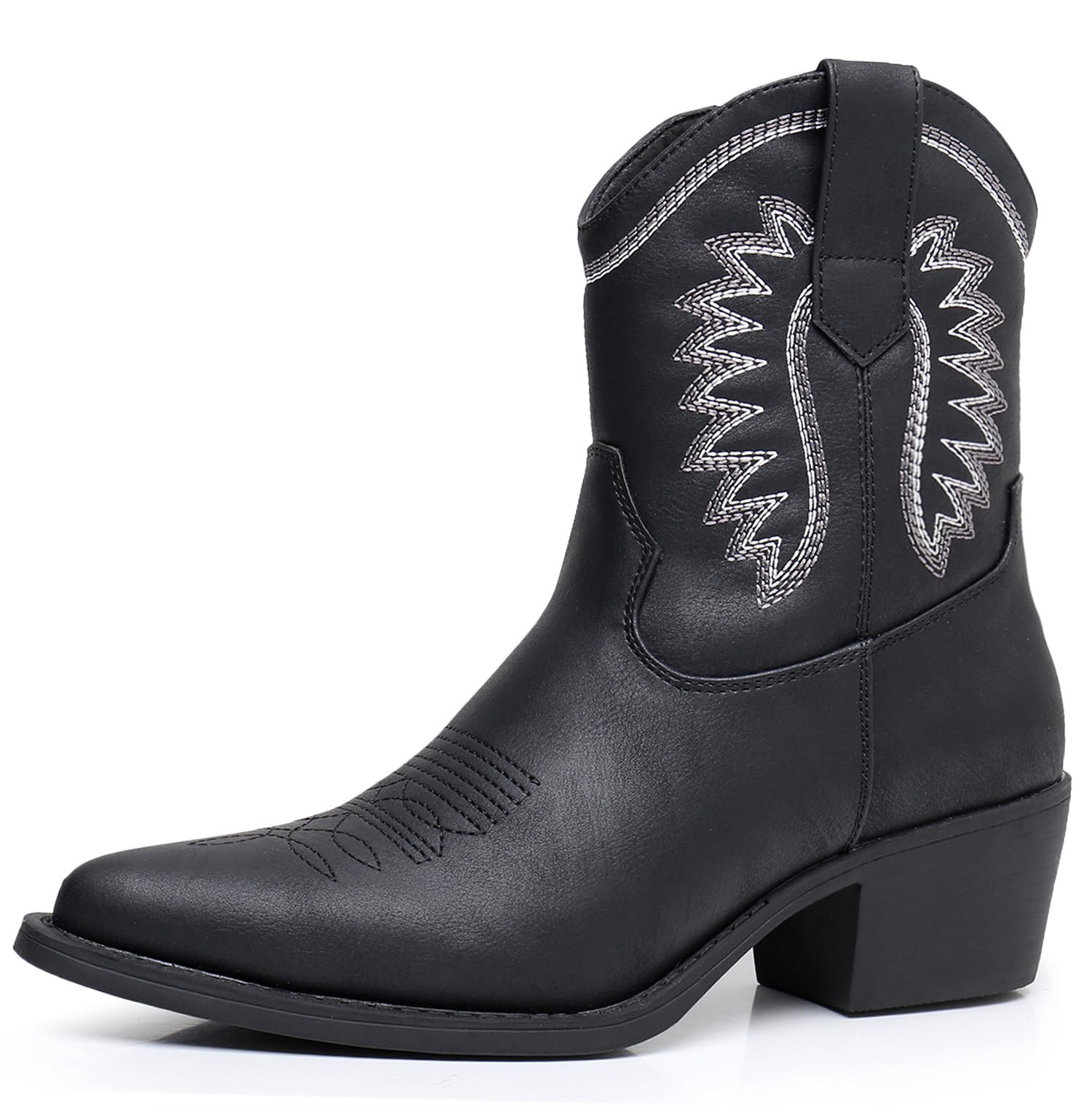 globalwin women39s western charm cowgirl boots mid calf comfy cowboy boots for women with pointed toe