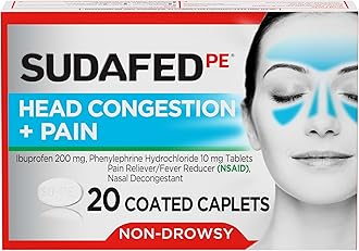 SUDAFED PE Head Congestion + Pain