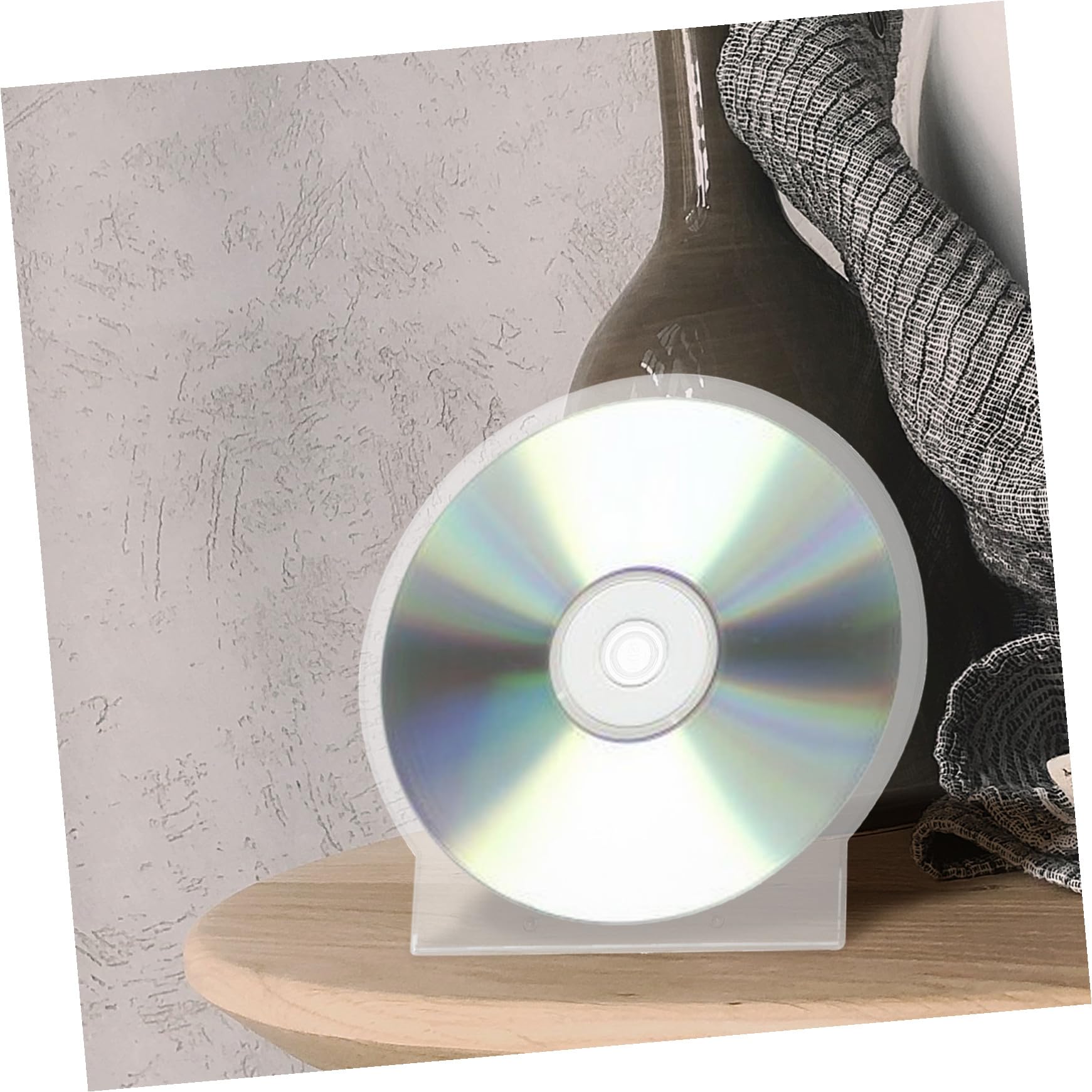 VALICLUD Custodia CD Rigida 50pezzi Organizzatore per Dischi Dvd Custodia Protettiva Design Spesso e Minimale