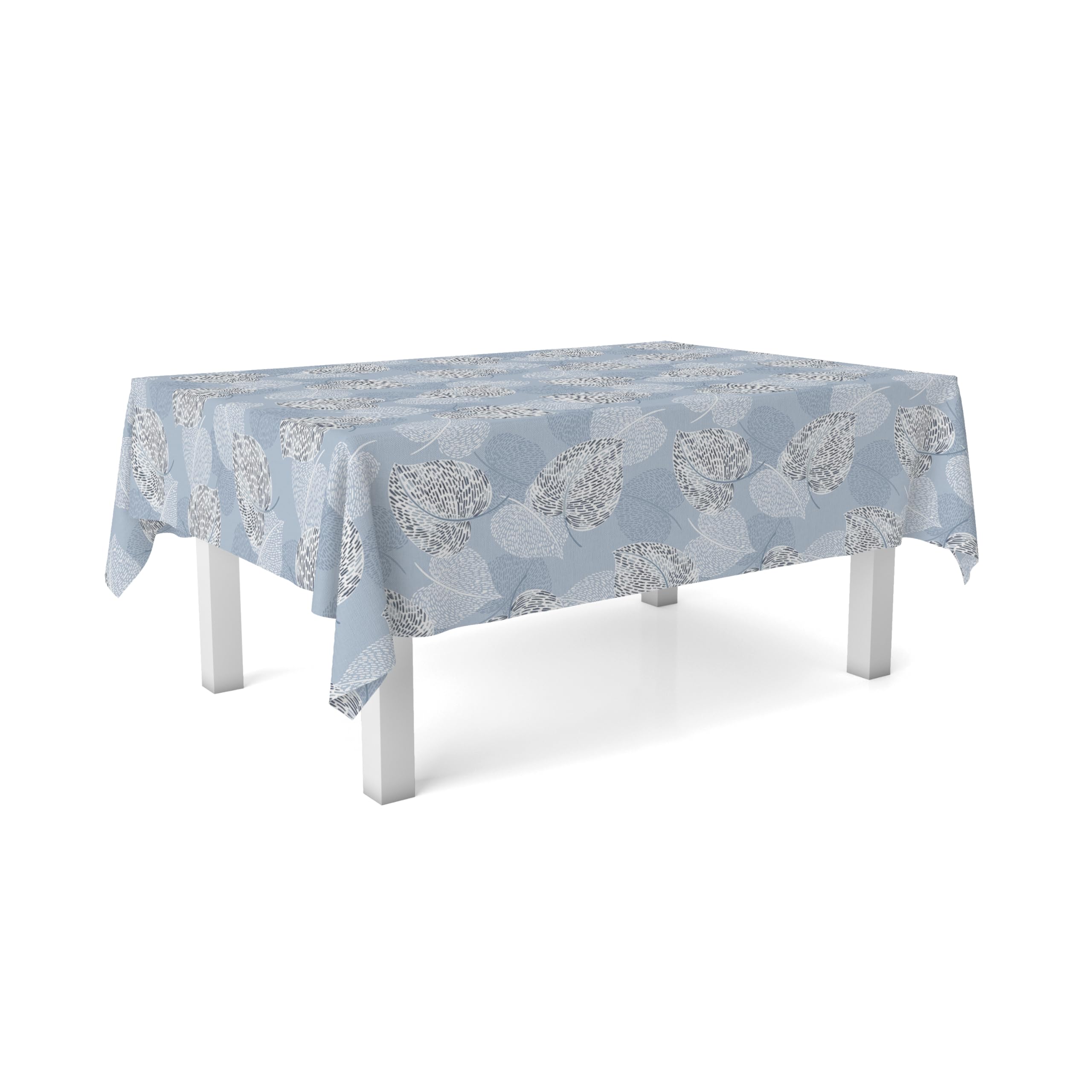 Martina Home Tablecloth Oilcloth SIL Blue 100 x 140 cm, 55.1 x 39.4 inch (Rectangular) - Image 2