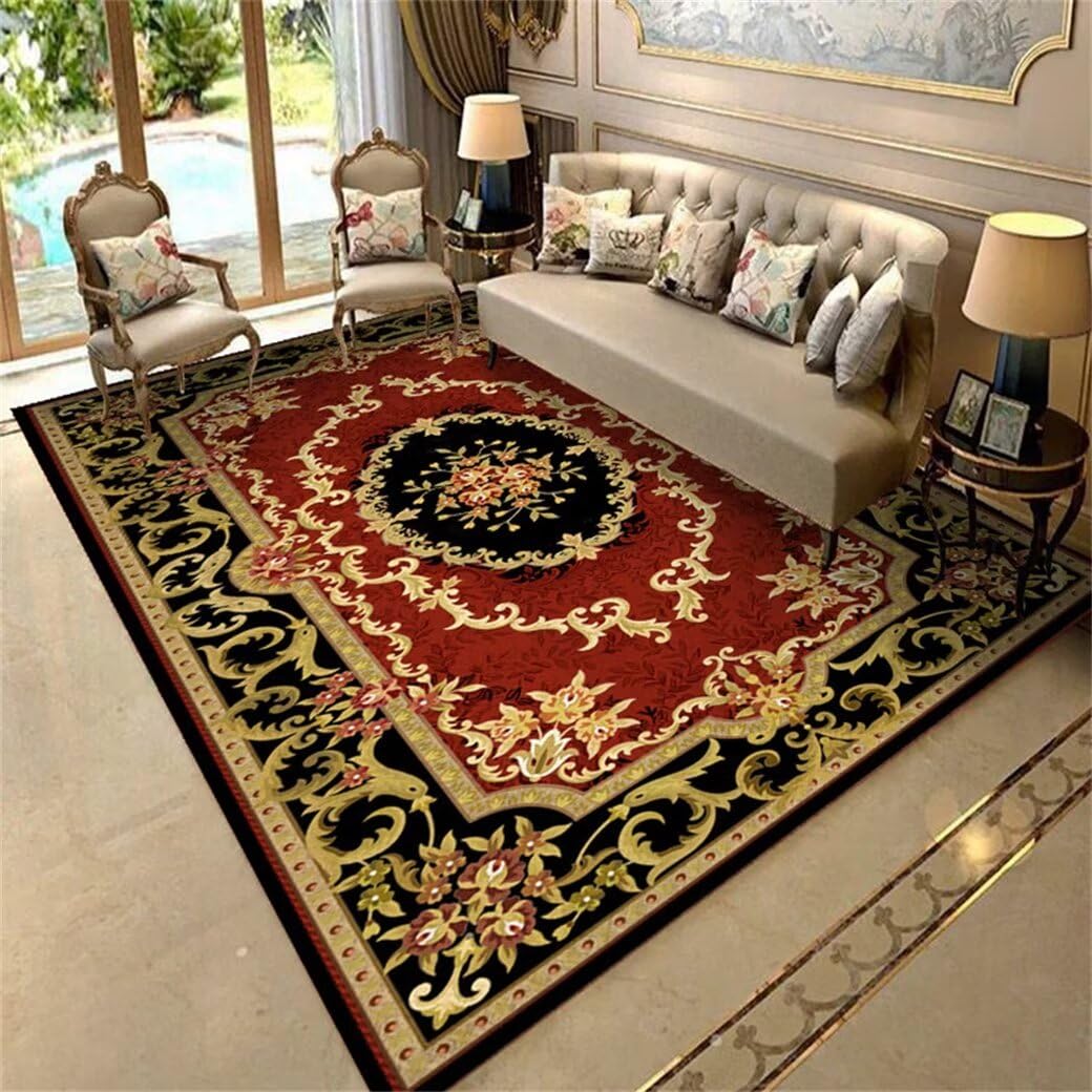 Moquette sol tapis fille chambre 140x180cm lavable et anti-glisse