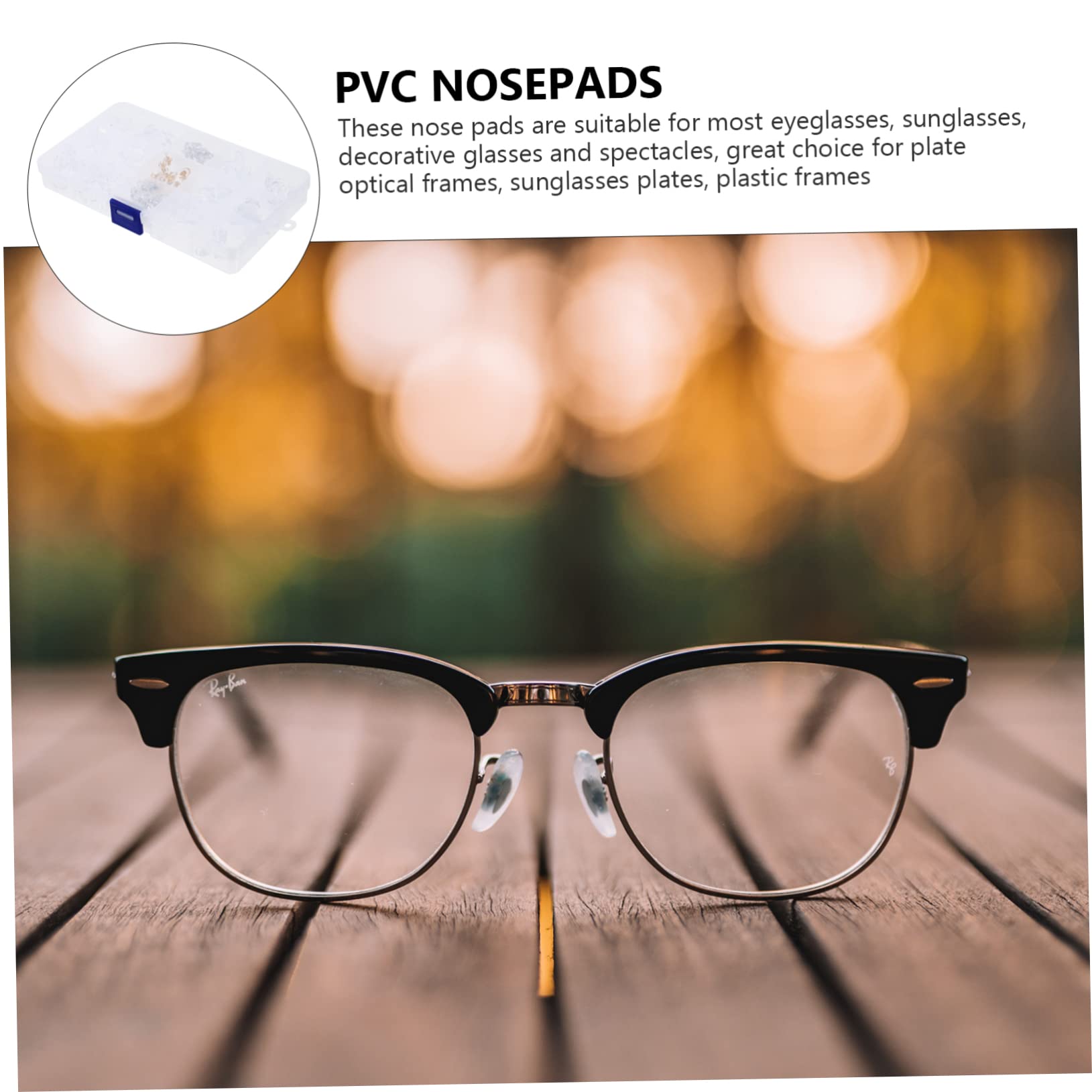 Healvian 600paia Naselli Per Occhiali in Cuscinetti Nasali Avvitabili Kit Riparazione Per Eyewear Facile Installazione e Rimozione Adatti Tutti Tipi Di Occhiali