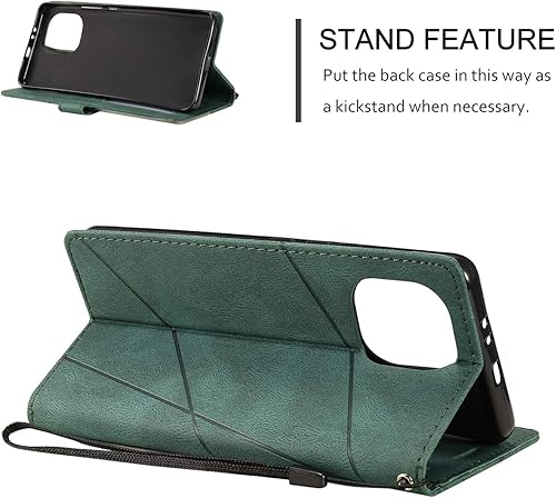 Miniatura 5 de QiongNi Funda para Xiaomi Mi 11 Funda de cuero, Funda para Xiaomi Mi 11T, Funda para Xiaomi Mi 11 5G M2011K2C M2011K2GMI11T Funda Flip PU Funda de