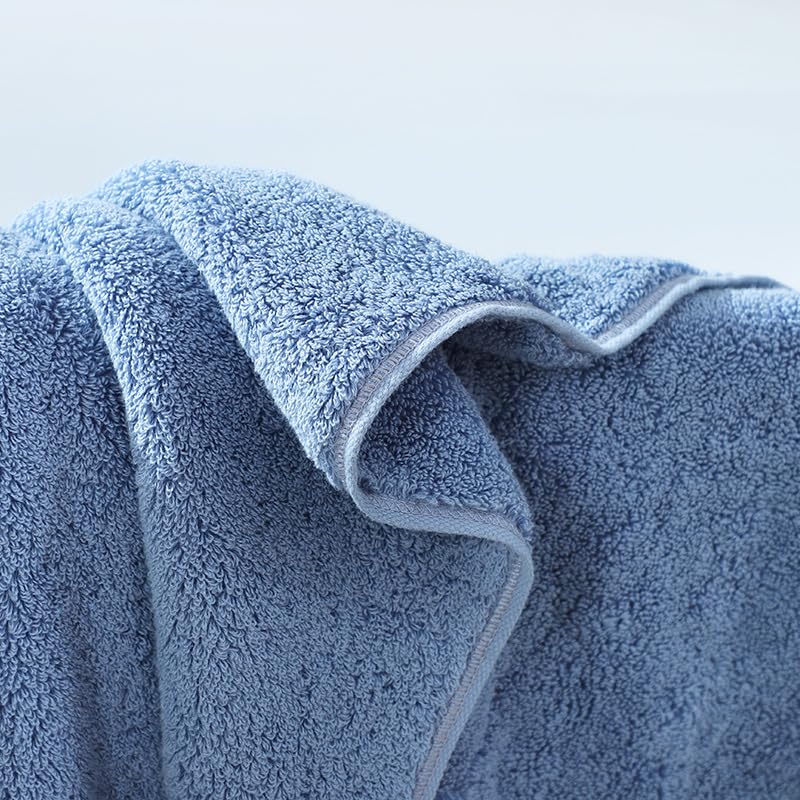 a Towels - 2 toallas de algodón puro de 32 hebras, 27.5 x 55.1 pulgadas, perfectas para uso diario, toallas de secado rápido para tu baño y tocador (gris)