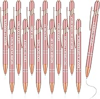 Vista 9 de Zonon - Paquete de 12 bolígrafos con frases motivacionales para escuela y oficina, punta fina, escritura uniforme, citas divertidas para regalar a