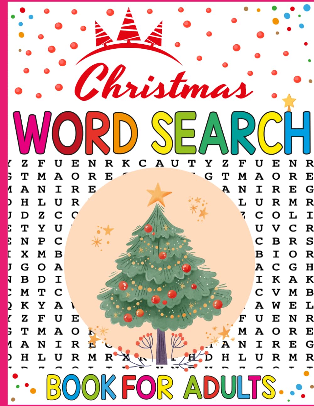 Christmas Word Search Puzzle Book For Adults: Large Print Word Search Book For Seniors Adults And Teens Christmas Word Search for Adults