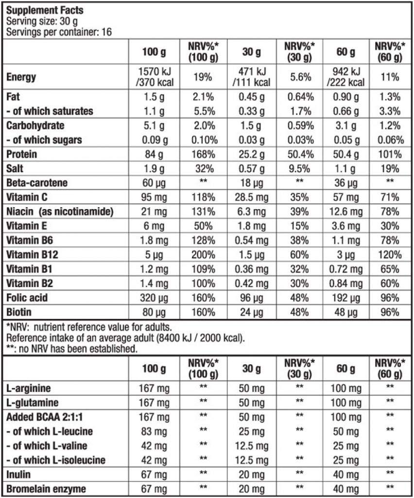 BioTech USA IAF00078213 Beef Protein, 1816 g, Vaniglia Cannella