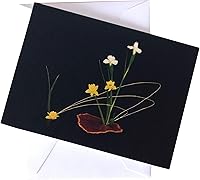 Vista 5 de Blank Note Cards Set, Original Art Blank Greeting Cards, Eco Friendly Notecards with Ikebana Flower Photo, Eco Friendly Recycled Paper Stationery