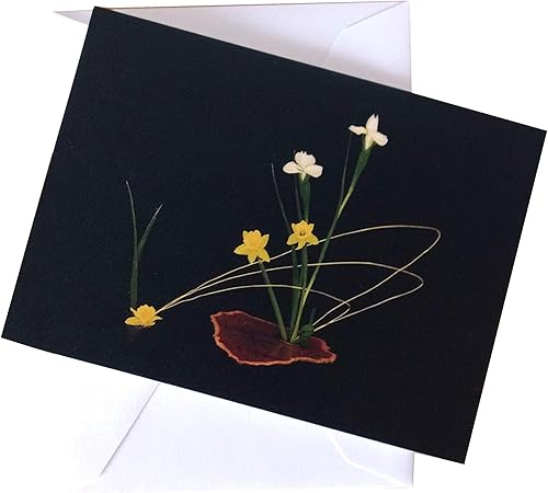 Miniatura 2 de Blank Note Cards Set, Original Art Blank Greeting Cards, Eco Friendly Notecards with Ikebana Flower Photo, Eco Friendly Recycled Paper Stationery