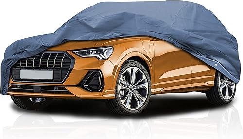 Miniatura 8 de Supreme - Funda de auto SUV para Cadillac SRX 2004-2016 SUV de 4 puertas, resistente al agua, cobertura completa contra polvo, sol, nieve, lluvia,