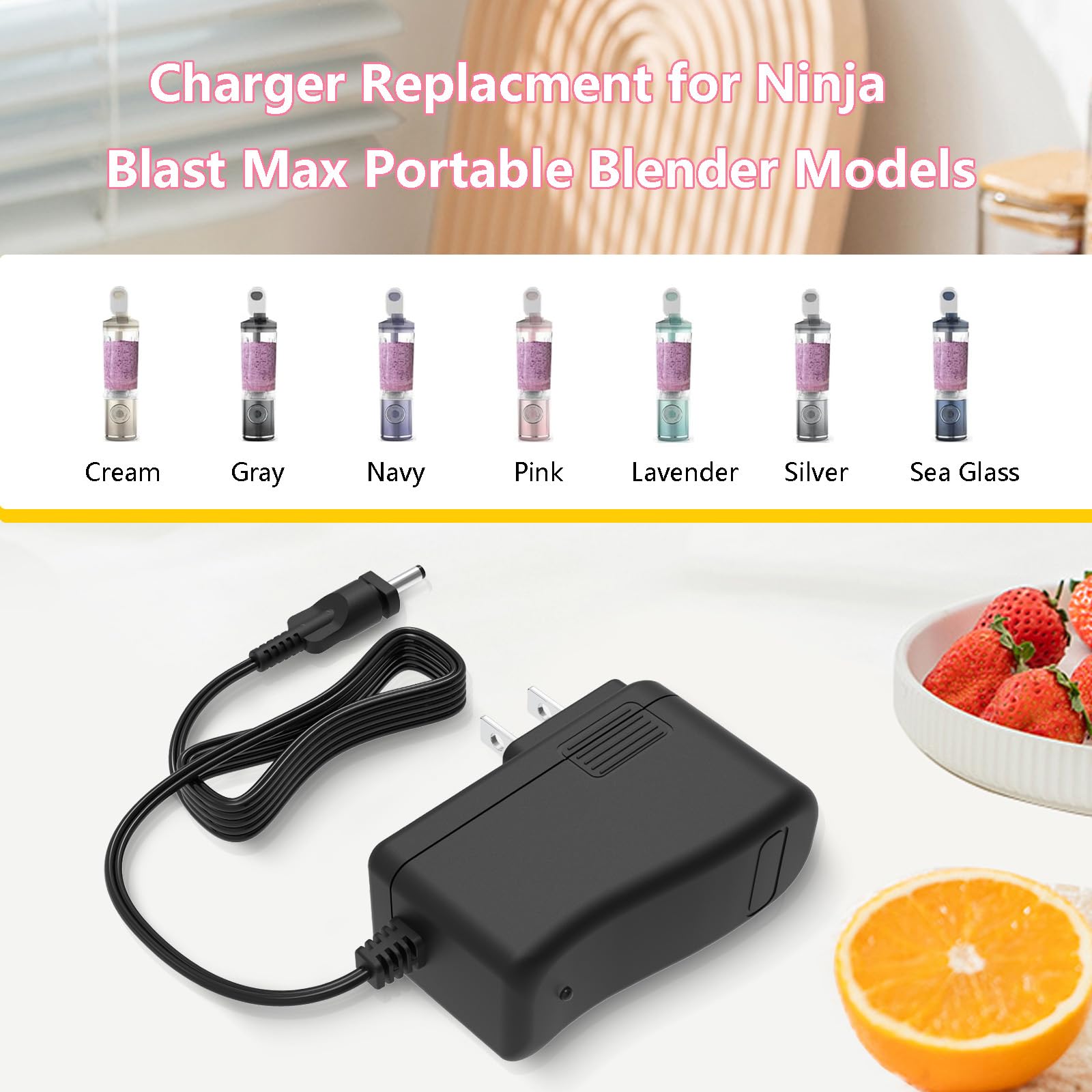 Amazon.com: YXQZH Charger Compatible with Ninja Blast Max Portable
