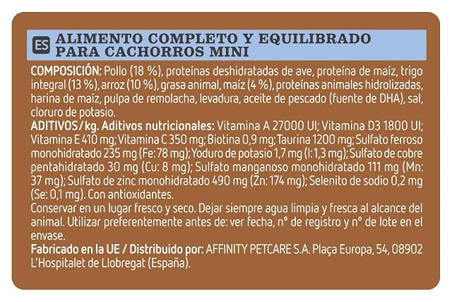 Foto 4 de 5 de Ultima - Pienso para perros cachorros pequeños Ultima Mini Junior pollo