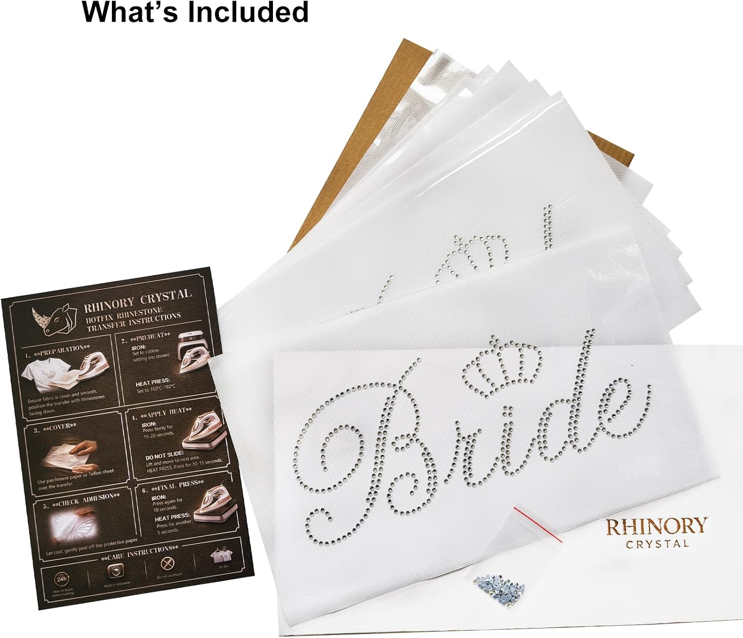 Bride Rhinestone Iron On Transfers – Mrs I Do Wedding & Bridal Iron On Designs for Bridal Shirts