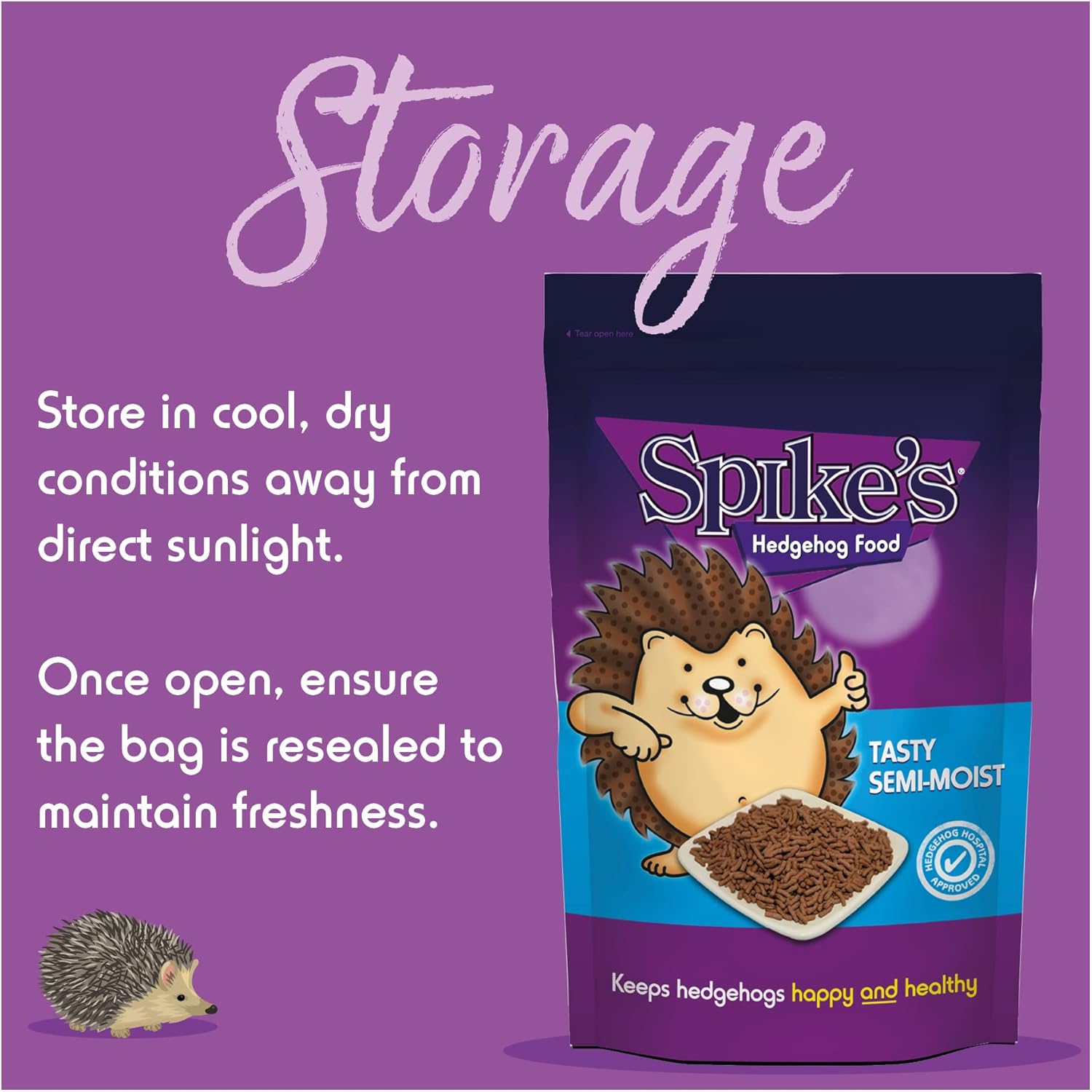 Spikes World Ltd Spikes Semi-Moist Hedgehog Food 550G
