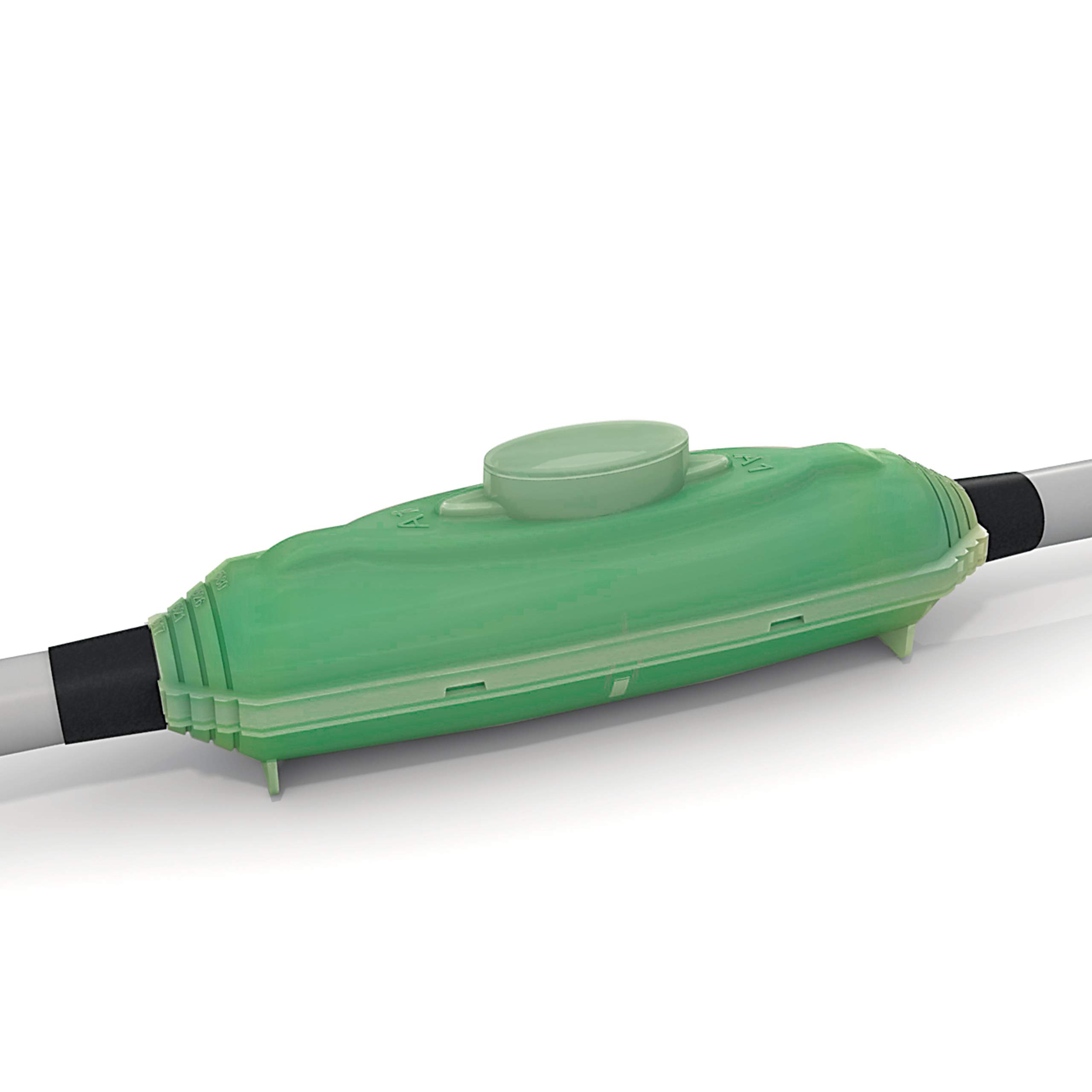 Línea de cupones del kit de submarino ETELEC, en resina de estado sólido, cables de hasta 5 polos, colocando cavidotti, aire, natación, swards incluidos (diámetro del cable Min 8 máx 26 mm)