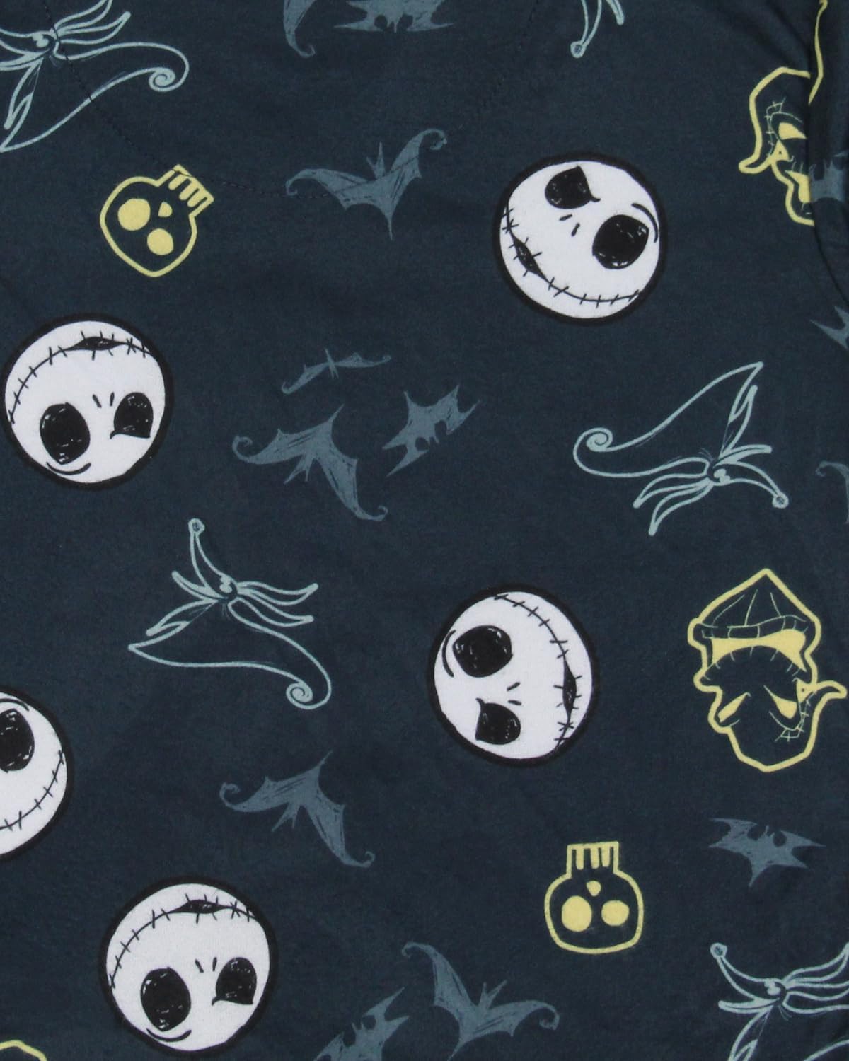 The Nightmare Before Christmas Pajamas for Kids - 2 Piece Jack Skellington Pajamas - Flannel Boys' Pajama Sets - Size 8 Black - Image 4