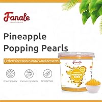 Vista 140 de Fanale Perlas de Boba Reventadoras de Fresa y Mango, Veganas, Sin OMG, Sin Gluten, Sin Grasa, Perfectas para Té de Burbujas, Batidos, Helados