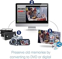 Vista 3 de Roxio Easy VHS to DVD for Mac VHS, Hi8, V8 Video to DVD or Digital Converter [Mac Disc]