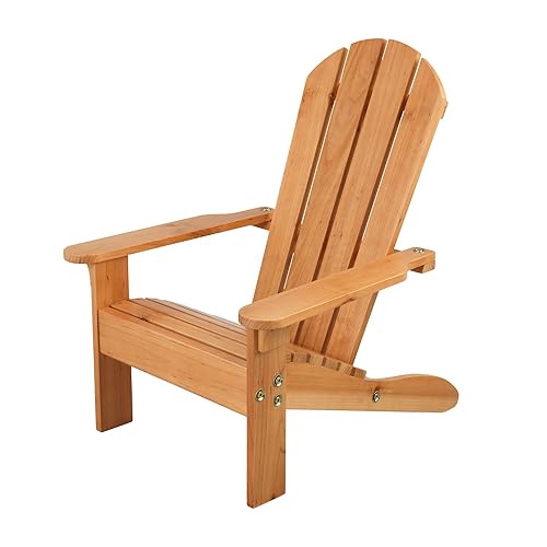 KidKraft Wooden Adirondack Children's Outdoor Chair, Kid's Patio Furniture, Honey,