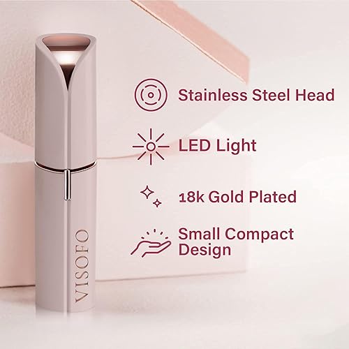 Miniatura 2 de Depilación facial para mujeres, dispositivo de afeitar eléctrica, pequeñas herramientas de eliminación de dermaplaning, depiladora de acabado,