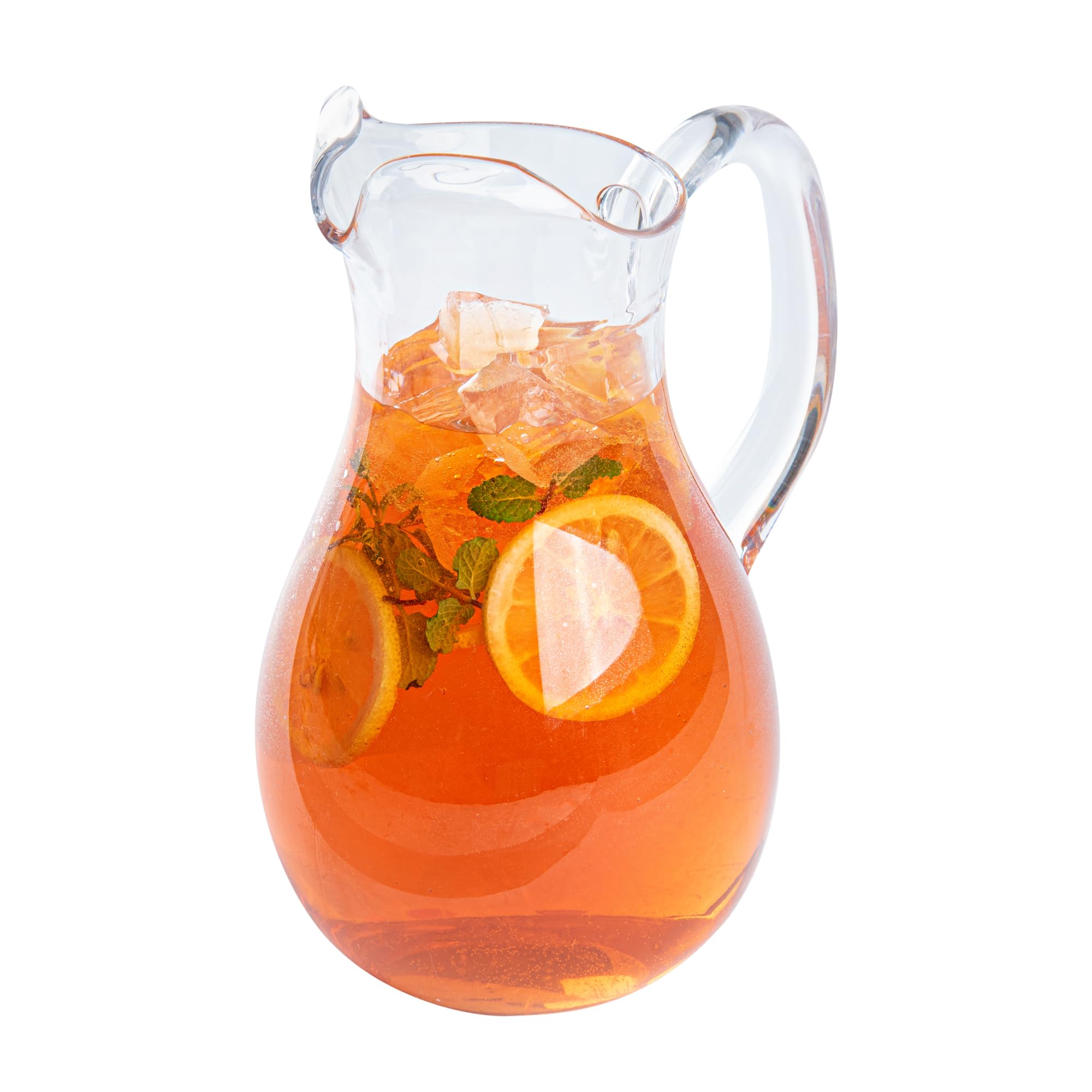 BEV Tek - Jarra de agua de 1,615.9 g, 1 jarra de agua resistente, lavavajillas, inastillable, de policarbonato transparente, para todo tipo de bebidas Restaurantware