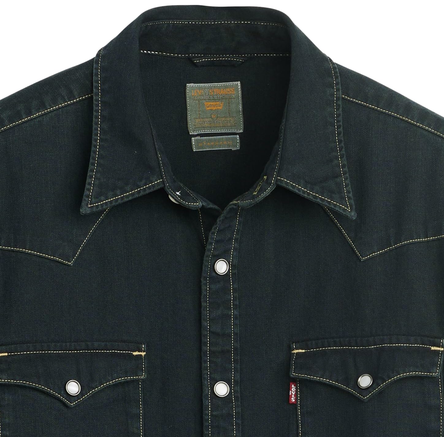 Levi's Barstow Western standardowa koszula męska, Piękny popiół sprany, L