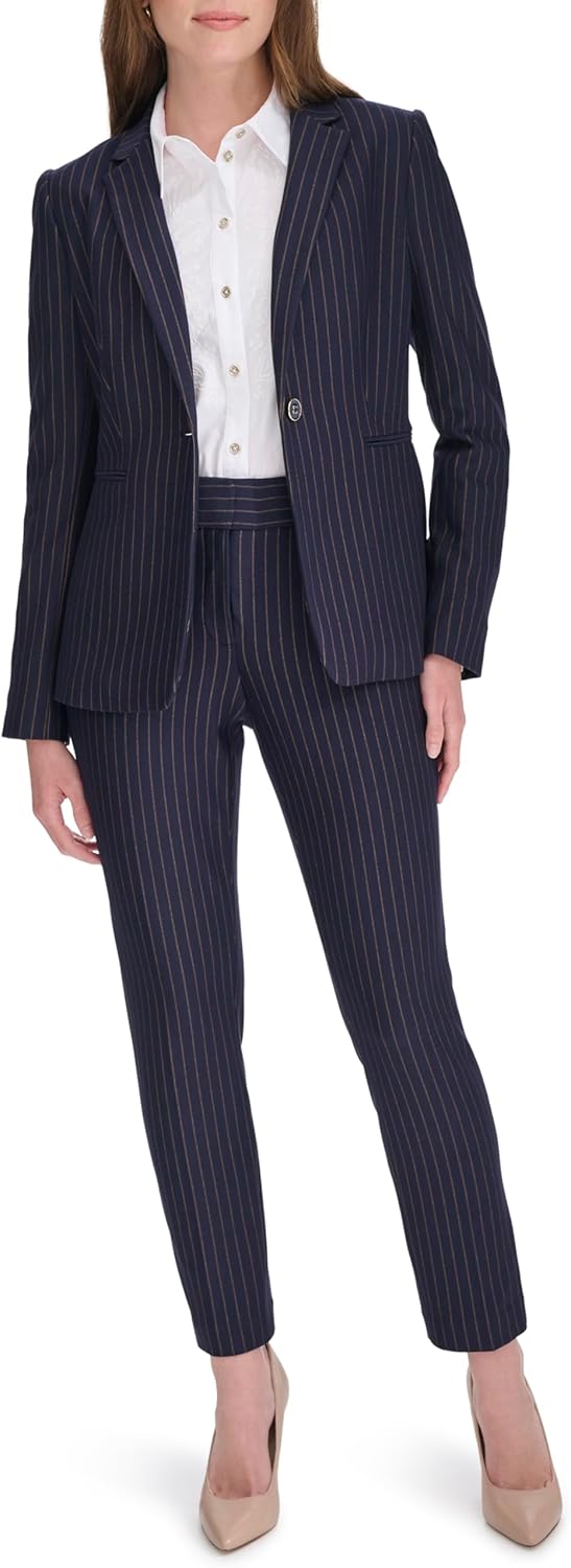 Tommy Hilfiger Women's Pinstripe Blazer - Image 6
