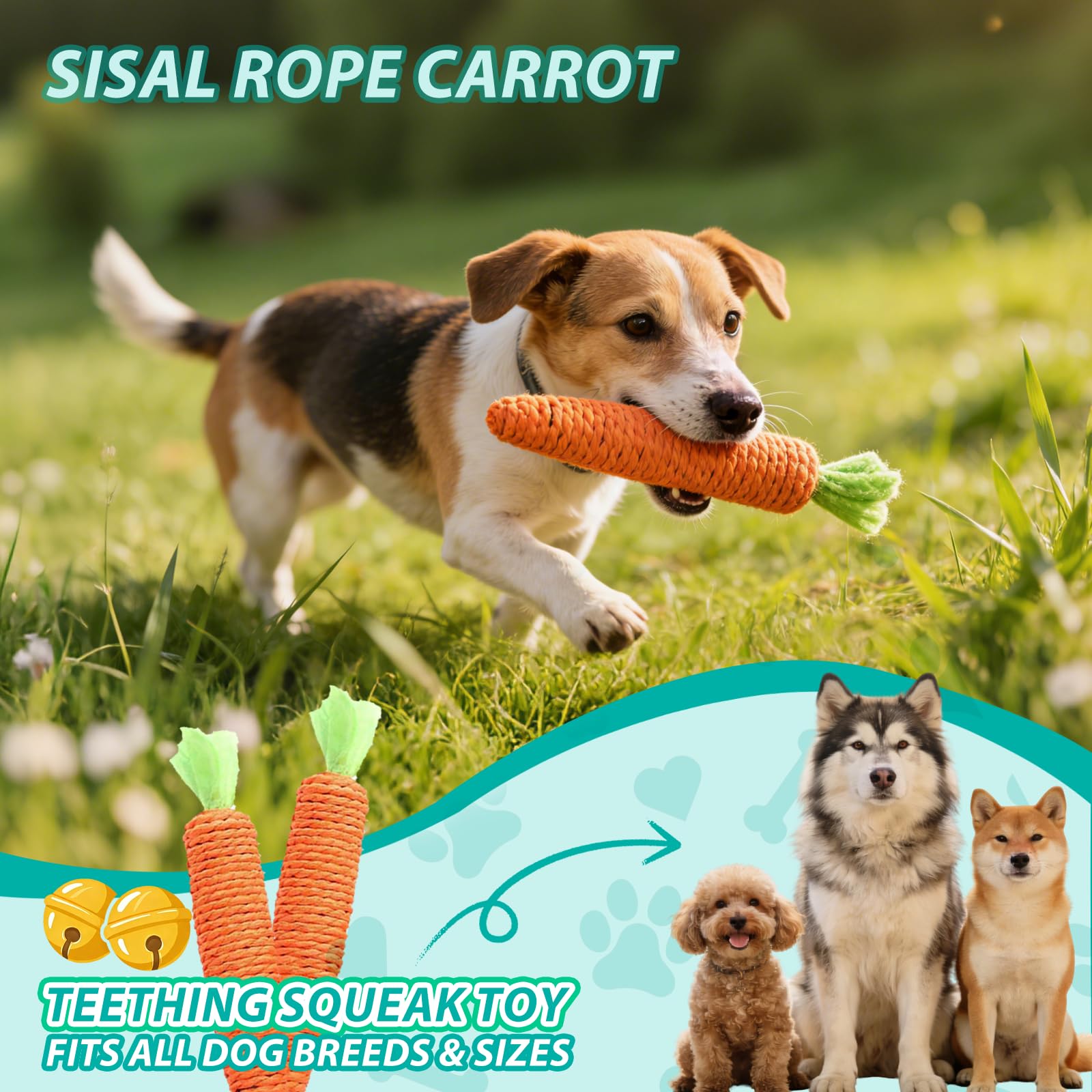 8 Piezas Juguetes para Perros,Juguete para Morder para Perro,uguete Perro ecológico, Seguro y Duradero se Puede Utilizar para Limpiar los Dientes de los Perros — view 7