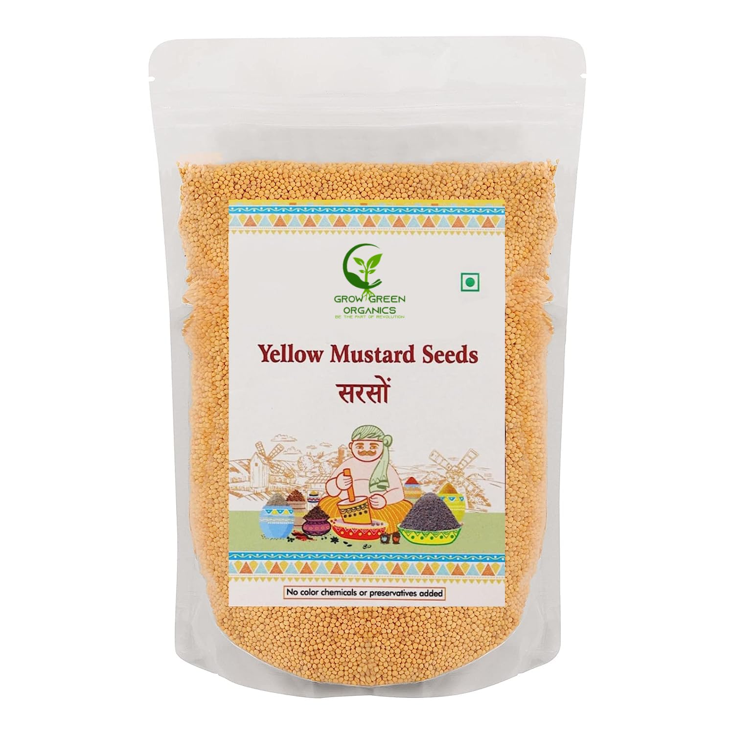 Organic Yellow Mustard Seeds | Peeli Sarson | Pack of - 500g (B0C7R227N4) Amazon Price History, Amazon Price Tracker