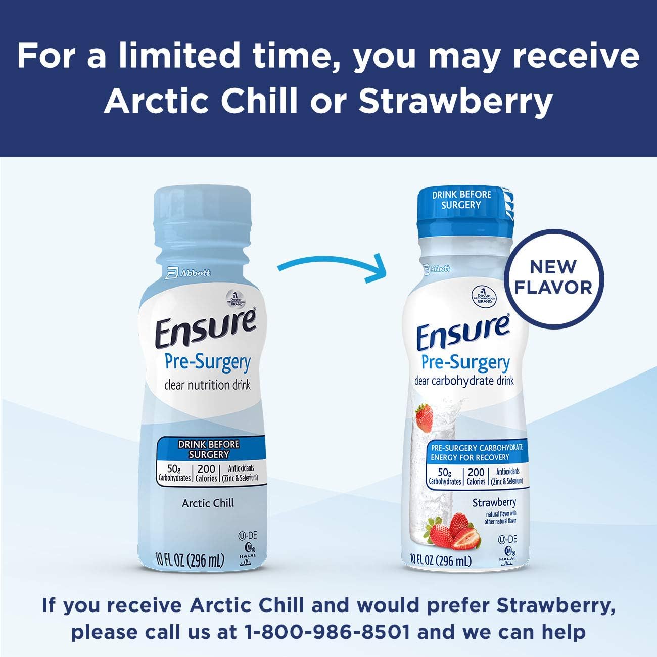 Buy Ensure Pre Surgery Clear Carbohydrate Drink Strawberry 10 Fl Oz 4 Count Online In Turkey B06wvf2p46