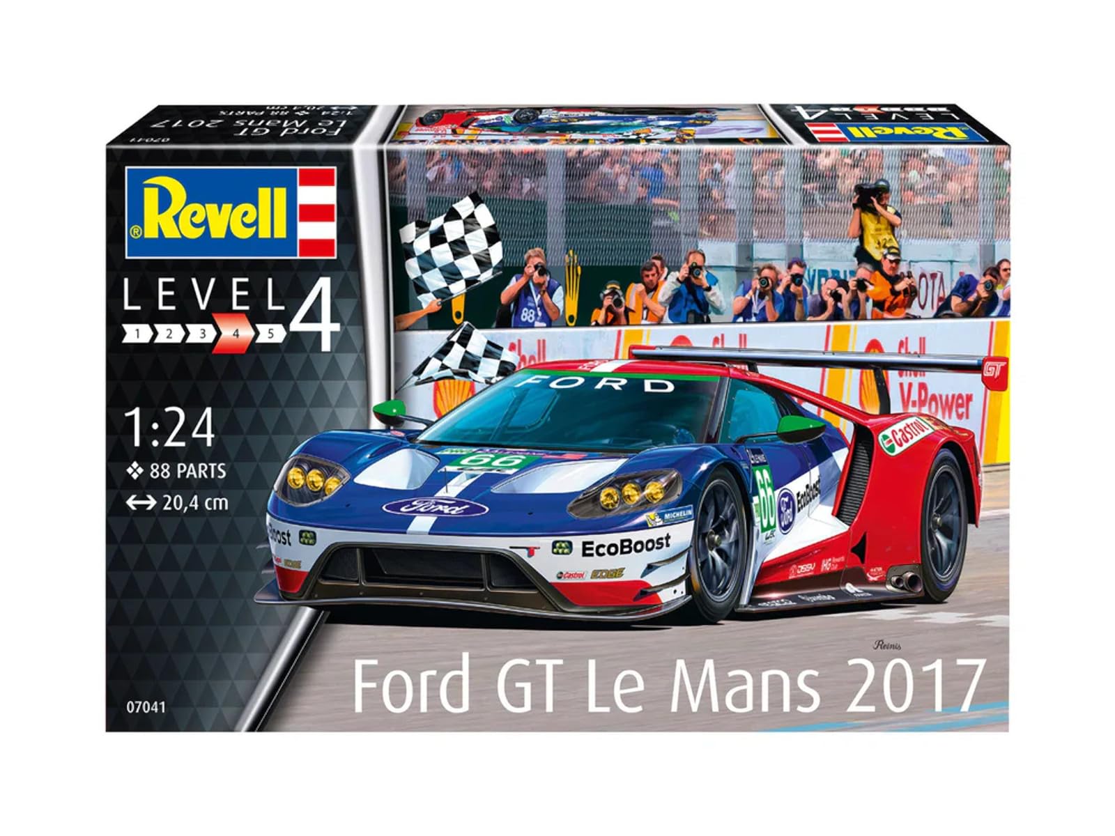 Revell Maquette de Voiture Ford GT - Le Mans - échelle 1/24-88 pièces