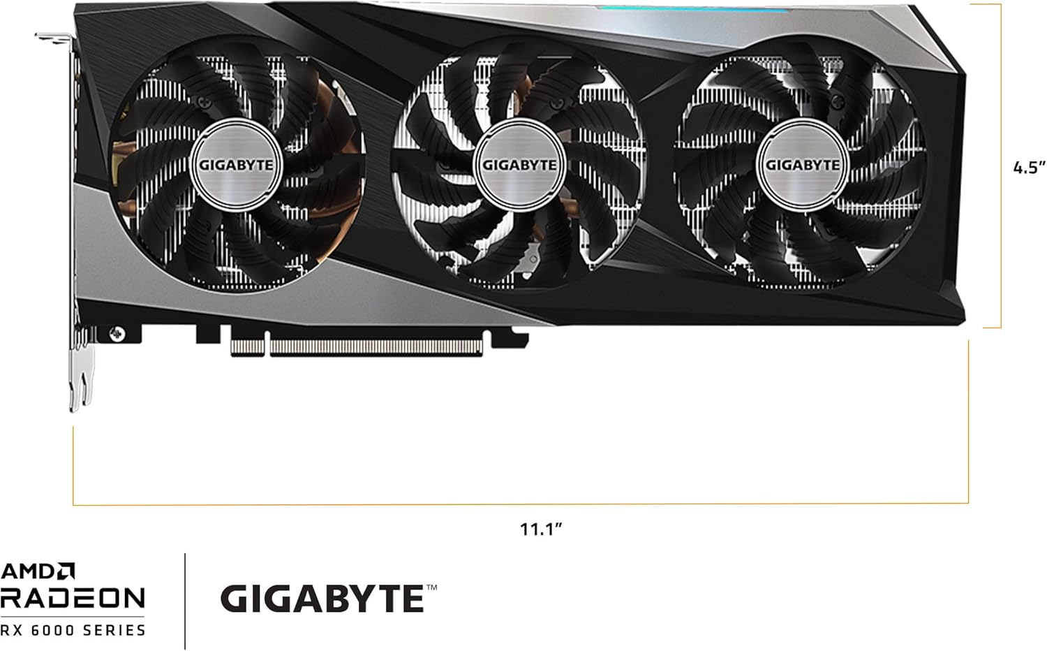 Gigabyte Scheda grafica Radeon RX 6750 XT Gaming OC 12G, sistema di raffreddamento WINDFORCE 3X, 12GB 192-bit GDDR6, GV-R675XTGAMING OC-12GD scheda video Gigabyte Scheda grafica Radeon RX 6750 XT Gaming OC 12G, sistema di raffreddamento WINDFORCE 3X, 12GB 192-bit GDDR6, GV-R675XTGAMING OC-12GD scheda video