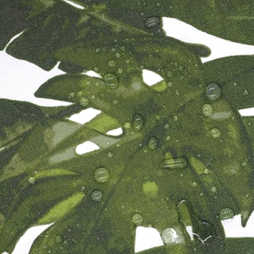 Miniatura 5 de INFBLUE Cojín de banco copetudo para muebles de exterior, cojines de columpio de patio con esquinas redondas (44 x 19 x 5 pulgadas, hojas verdes)