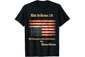 American Flag Distress Upside Down Thomas Jefferson Patriot T-Shirt: The Unwavering Symbol...