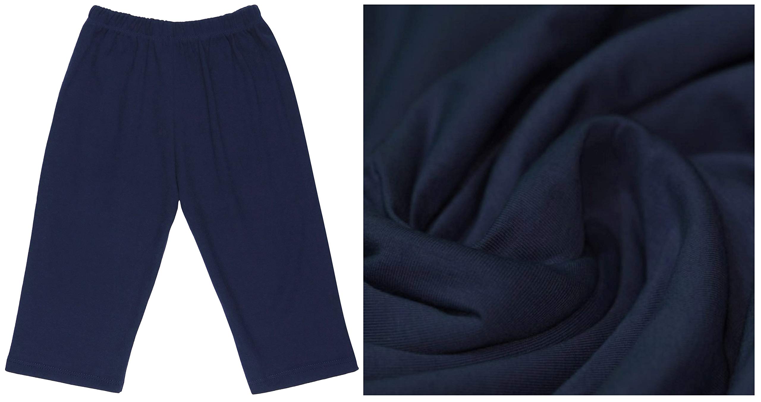 ToBeInStyle pantalón capri casual para niños, 4 unidades, ajuste relajado - Gris - 3-6 meses