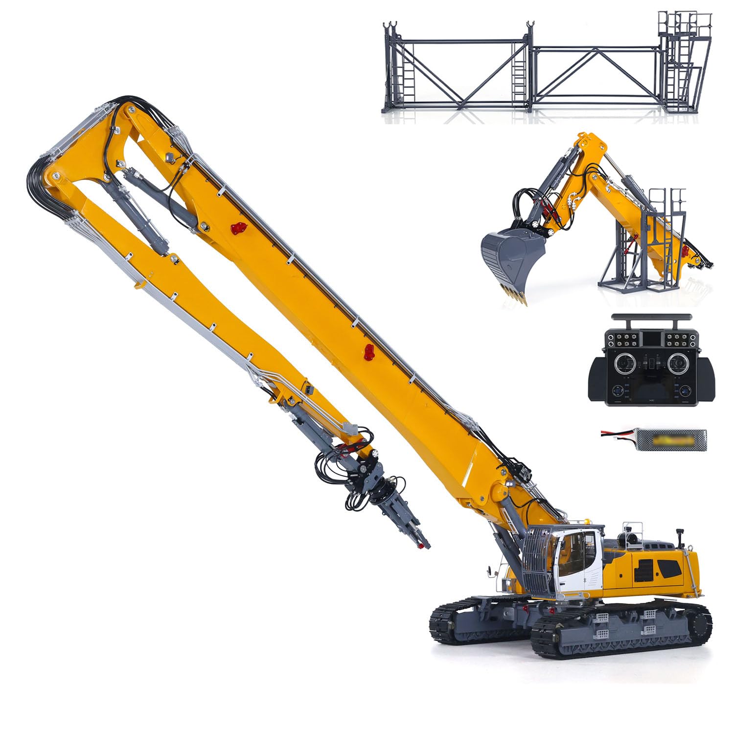LESU MAN 1/14 8x8 Mulde mit hydraul. Grue de chargement CAMION RC