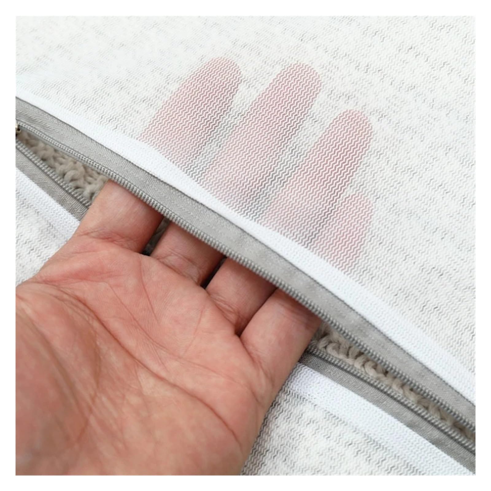 8pcs Anti-deformation Net Bag laundry bag For Washing Machine Dryer organizer mesh home organization and storage Für Kleidung(60x60cm)