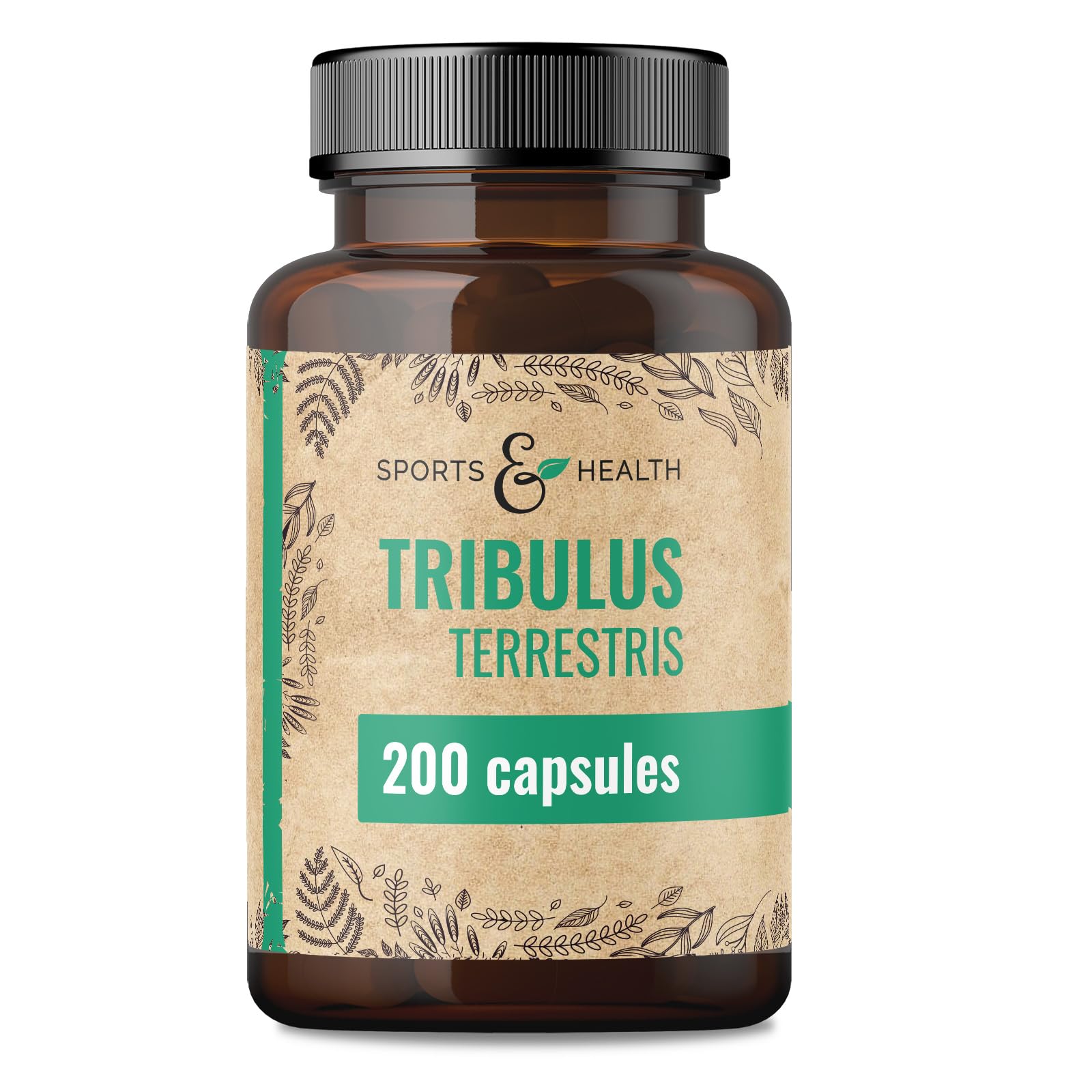 Tribulus Terrestris - 200 Gélules - 90% Saponines - Vegan - Sans Additifs