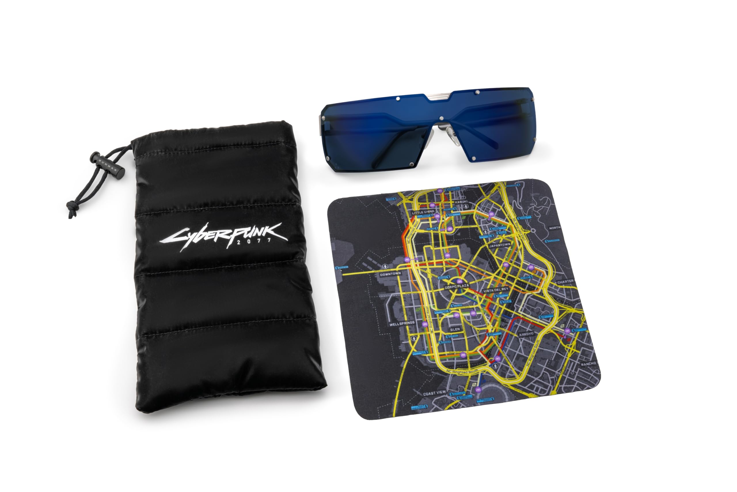 Gunnar x Cyberpunk 2077 Blaulicht-Brille - Dex | Computer-/Gaming-Brille - Cyberpunk 2077 Dex - Blaulichtfilter - Patentierte Technologie
