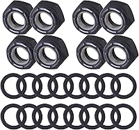 Vista 1 de MEETOOT 8 piezas M8 Skateboard Truck Nuts y Skateboard Truck Axle Washers para Longboards y Skateboard
