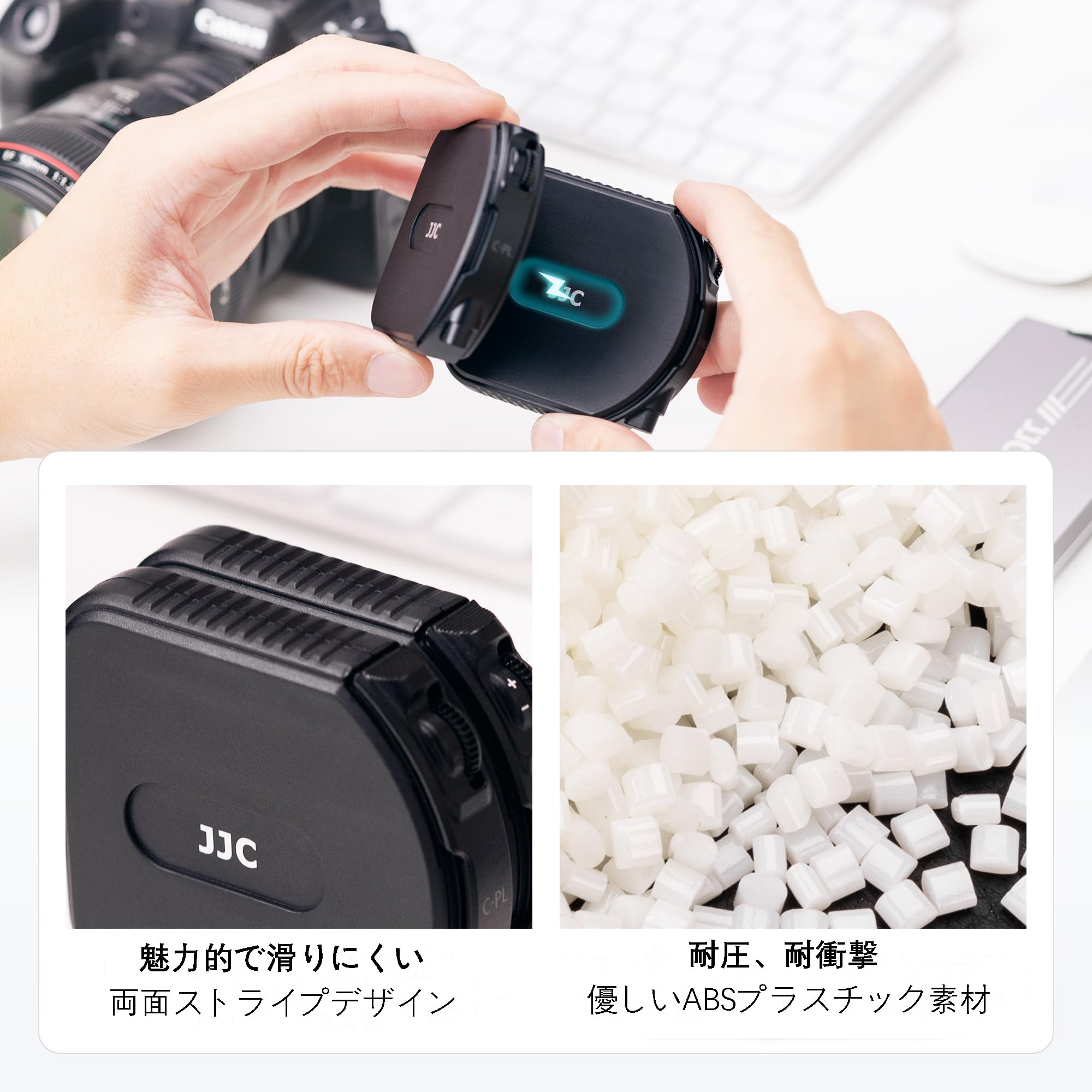 Amazon | JJC ドロップイン フィルターケース Canon EF-EOS R ドロップ