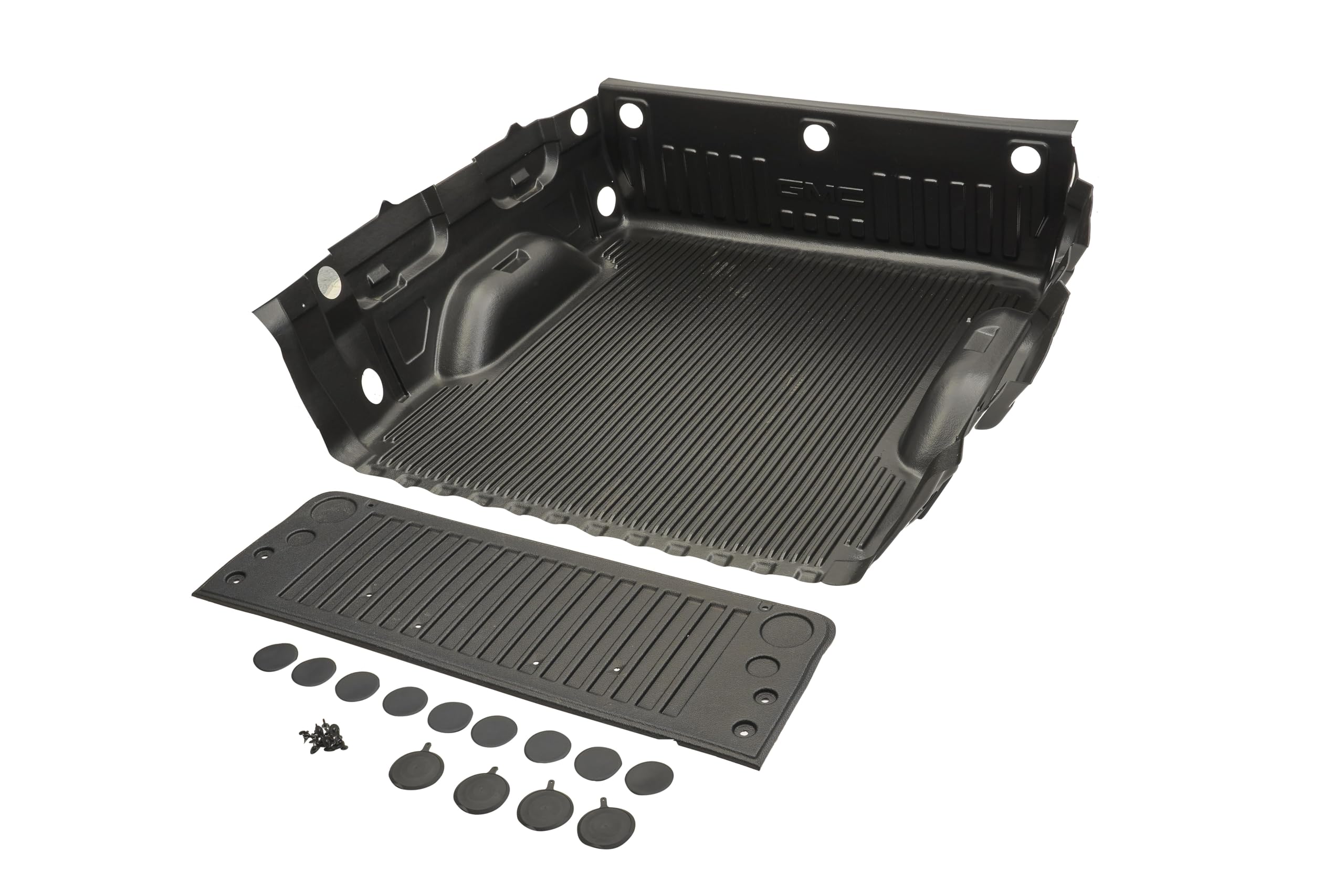 GM Accessories 23221573 Bed Liner with GMC Logo for Short Bed Models